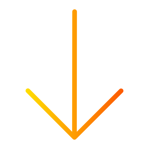 Down arrow Generic gradient outline icon