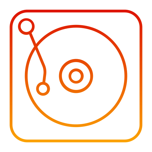 DJ Mixer Generic gradient outline icon