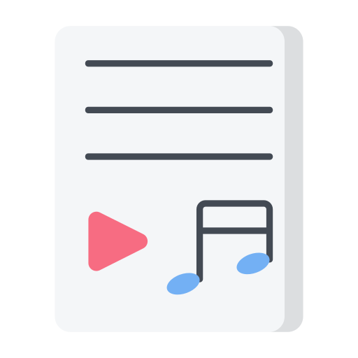Playlist Generic color fill icon