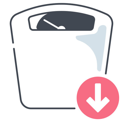 Weight Loss Generic color fill icon