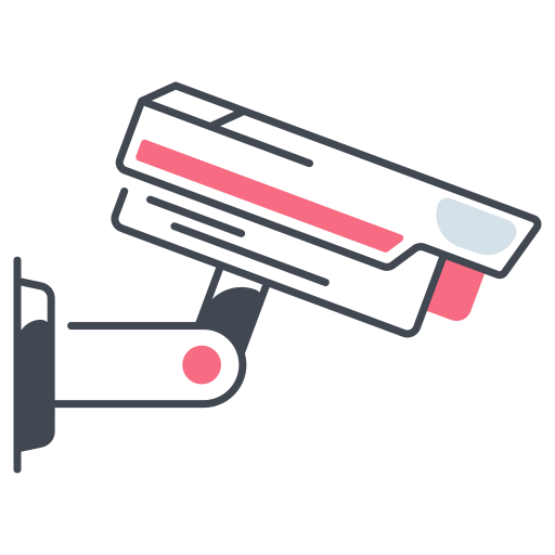 cámara de vigilancia Generic color lineal-color icono
