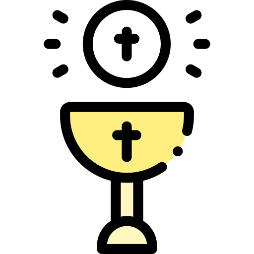 Communion Detailed Rounded Lineal color icon