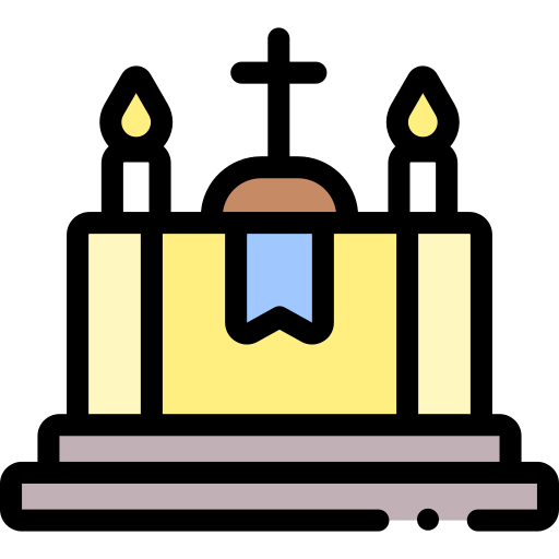 Altar Detailed Rounded Lineal color icon