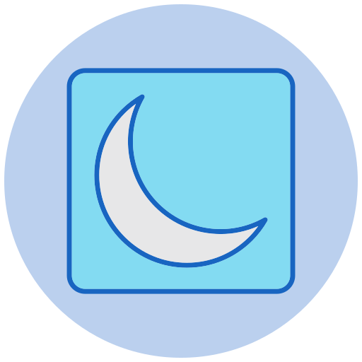 nacht-modus Generic color lineal-color icon