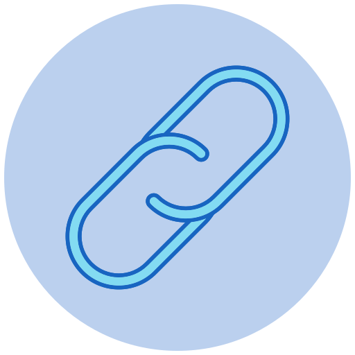 Backlinks Generic color lineal-color icon
