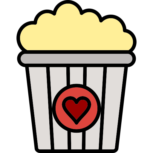 popcorn box Generic color lineal-color icon