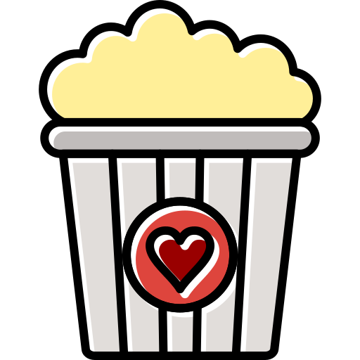Коробка для попкорна Generic color lineal-color иконка