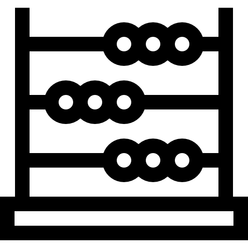 abakus Basic Straight Lineal icon