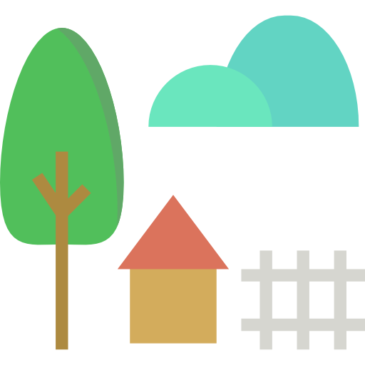 田舎 geotatah Flat icon