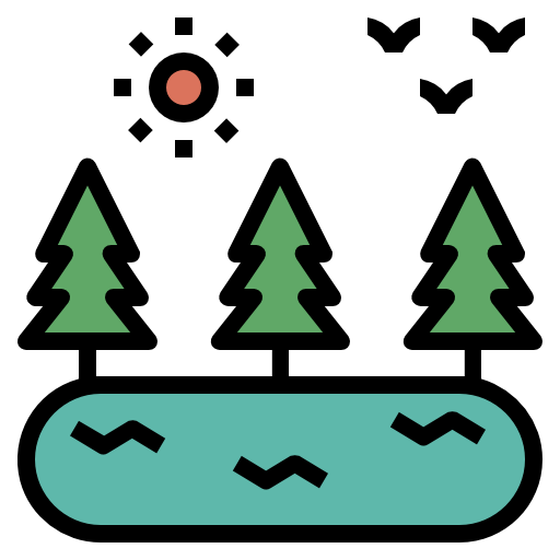 환경 geotatah Lineal Color icon