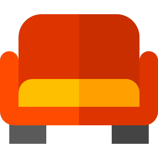 Sofa Basic Straight Flat icon