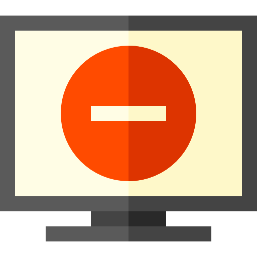 fernsehen Basic Straight Flat icon