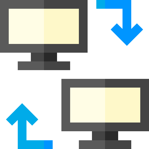 télévision Basic Straight Flat Icône
