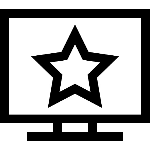 テレビ Basic Straight Lineal icon