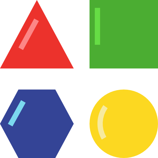geometría geotatah Flat icono