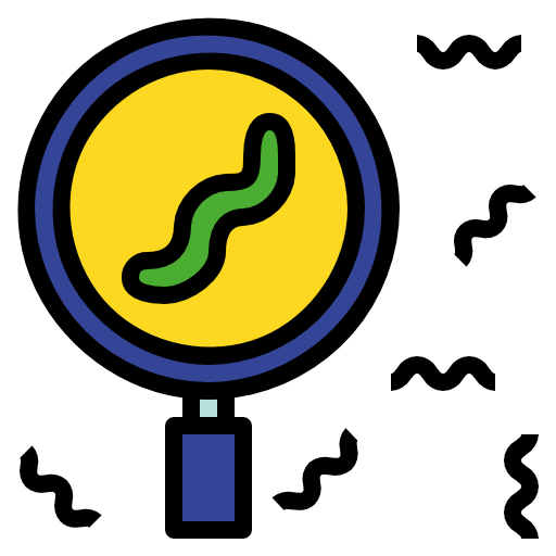 Worm geotatah Lineal Color icon