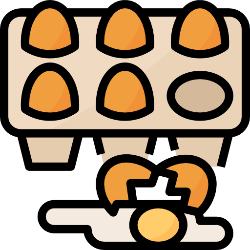 Eggs Aphiradee (monkik) Lineal Color icon