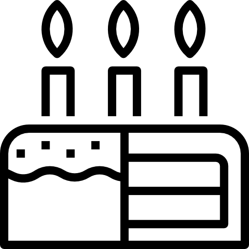 geburtstagskuchen Aphiradee (monkik) Lineal icon
