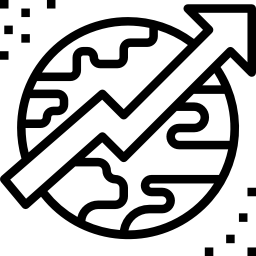 tendencia geotatah Lineal icono
