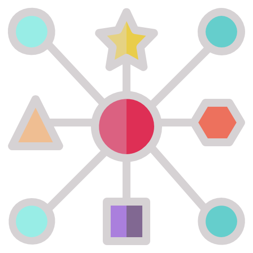Networking geotatah Flat icon