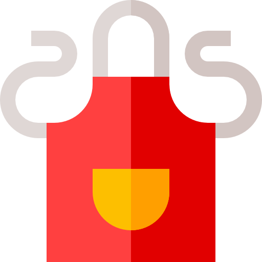 delantal Basic Straight Flat icono