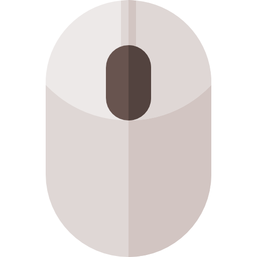 Computer mouse Basic Straight Flat icon