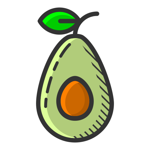 Авокадо Generic color lineal-color иконка