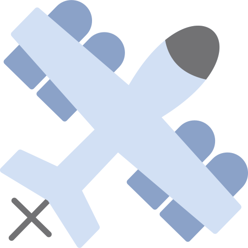 무인 비행기 Generic color fill icon