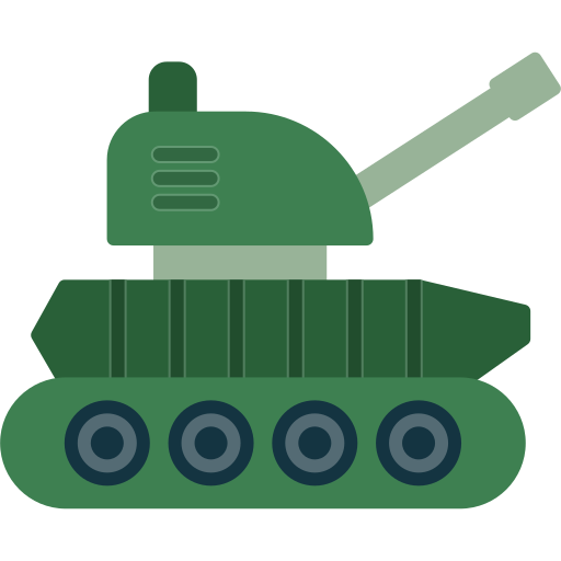 tanque do exército Generic color fill Ícone