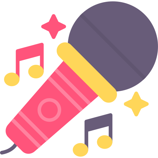 karaoke Generic color fill icoon