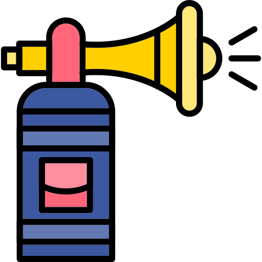 Air horn Generic color lineal-color icon