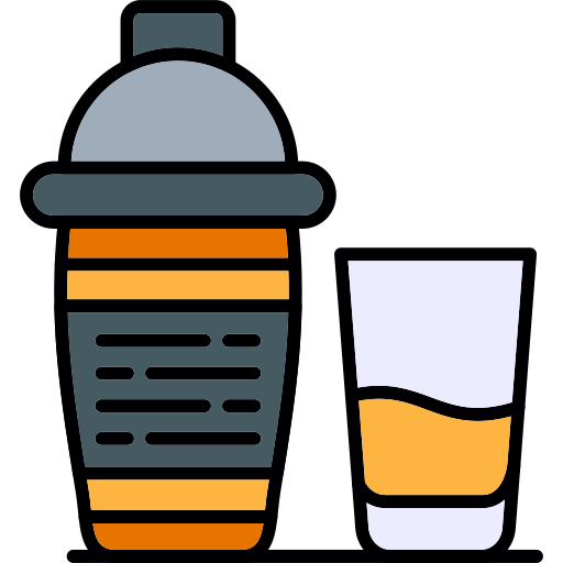 shaker à cocktail Generic color lineal-color Icône