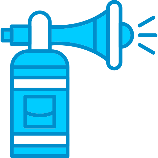 Air horn Generic color lineal-color icon