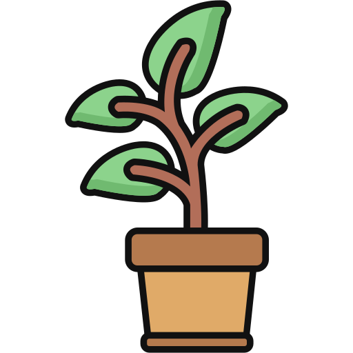 화분 식물 Generic color lineal-color icon