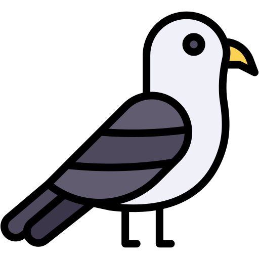 Чайка Generic color lineal-color иконка