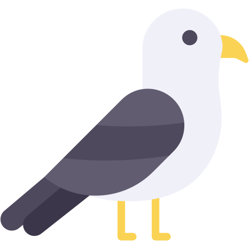 Gull Generic color fill icon