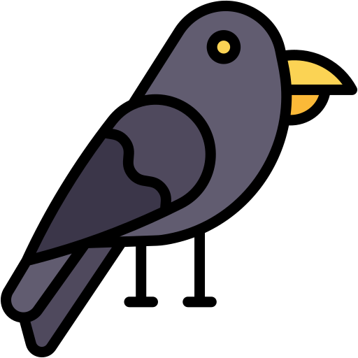 Crow Generic color lineal-color icon