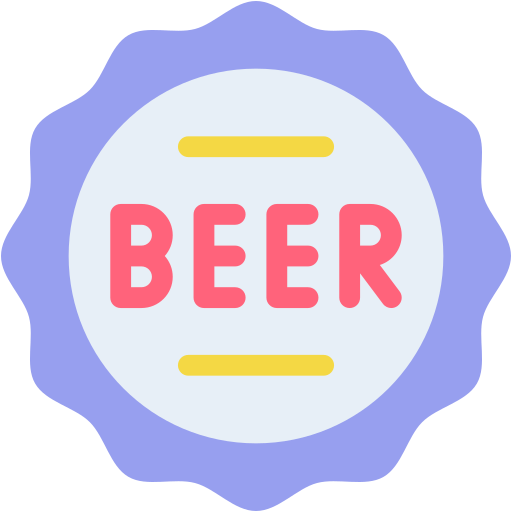 Beer cap Generic color fill icon