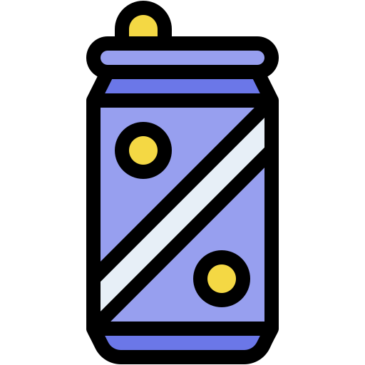 소다 캔 Generic color lineal-color icon