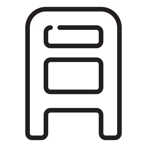 cassetta delle lettere Generic black outline icona