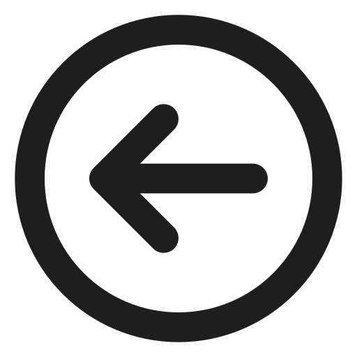 Arrow left Generic black outline icon