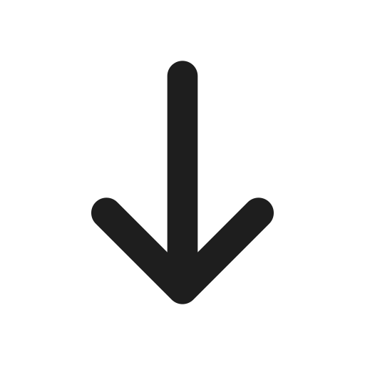strzałka w dół Generic black outline ikona