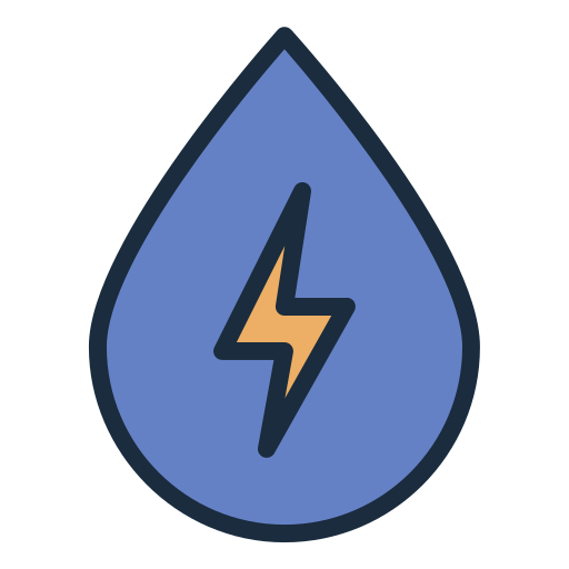 水エネルギー Generic color lineal-color icon