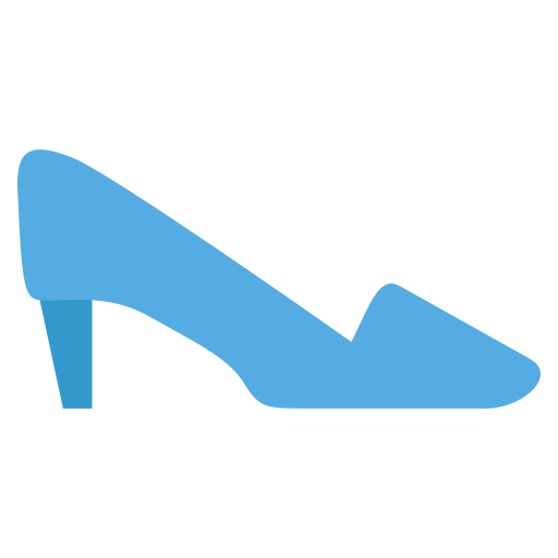 scarpe da donna Generic color fill icona
