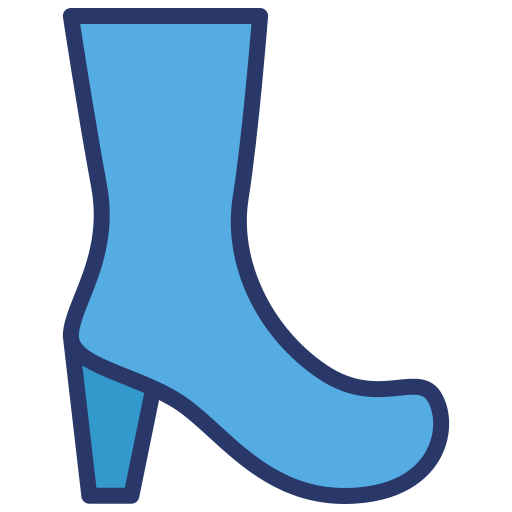 女性のブーツ Generic color lineal-color icon