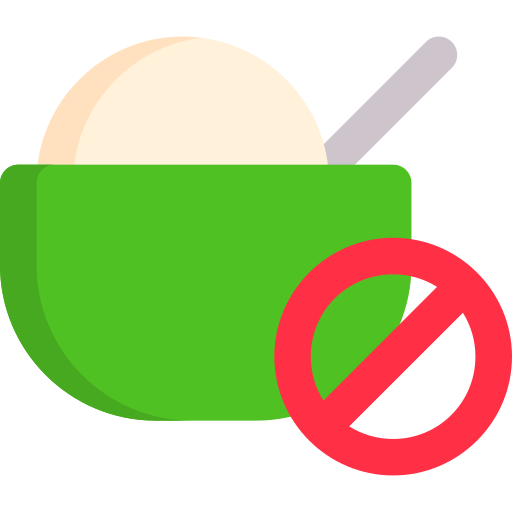 Не принимать пищу Generic color fill иконка