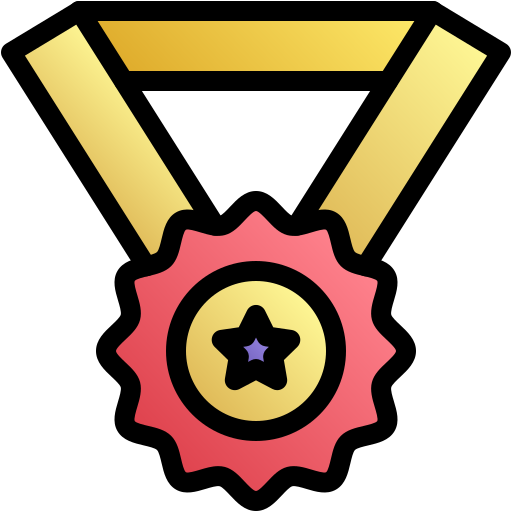 medal Generic gradient lineal-color ikona