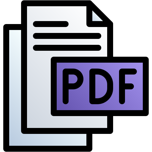 pdf Generic gradient lineal-color иконка