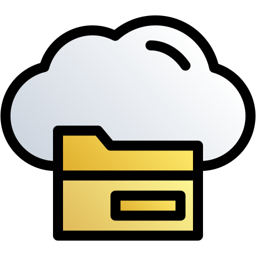 Cloud storage Generic gradient lineal-color icon