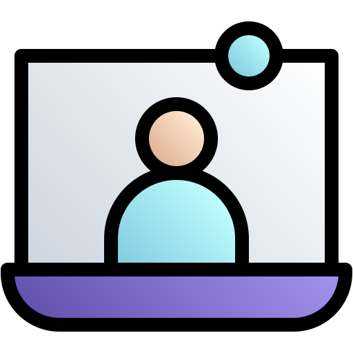 Online Learning Generic gradient lineal-color icon